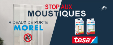 Moustiquaires et rideaux de porte